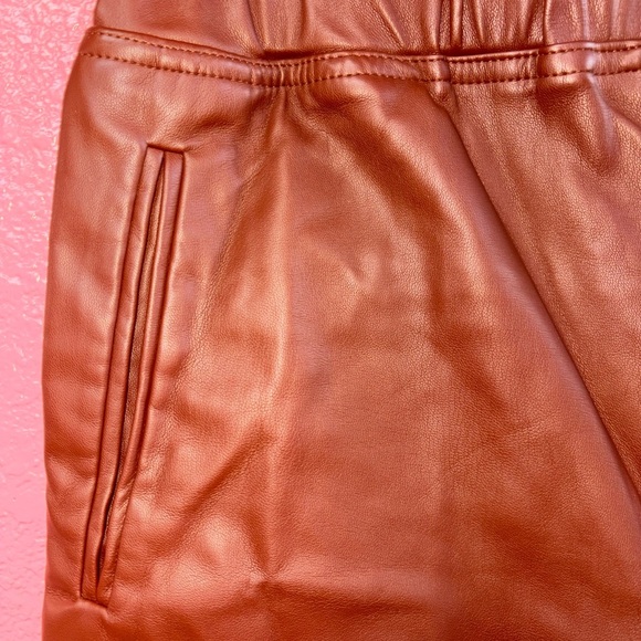 INC International Concepts Brown Track Pants with Elastic Waist - Picture 5 of 5